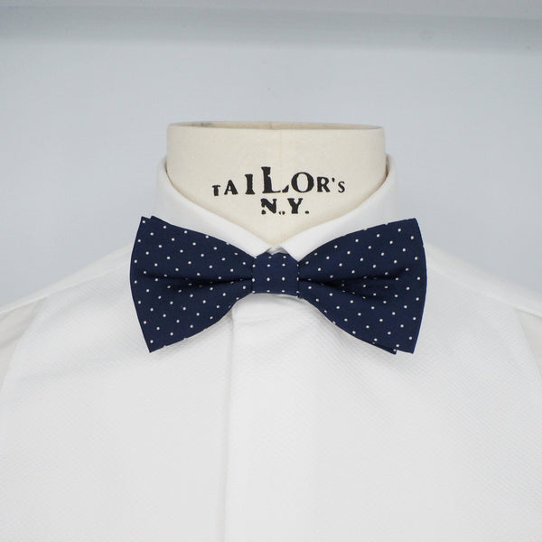 Elegant micro-polka dot bow tie
