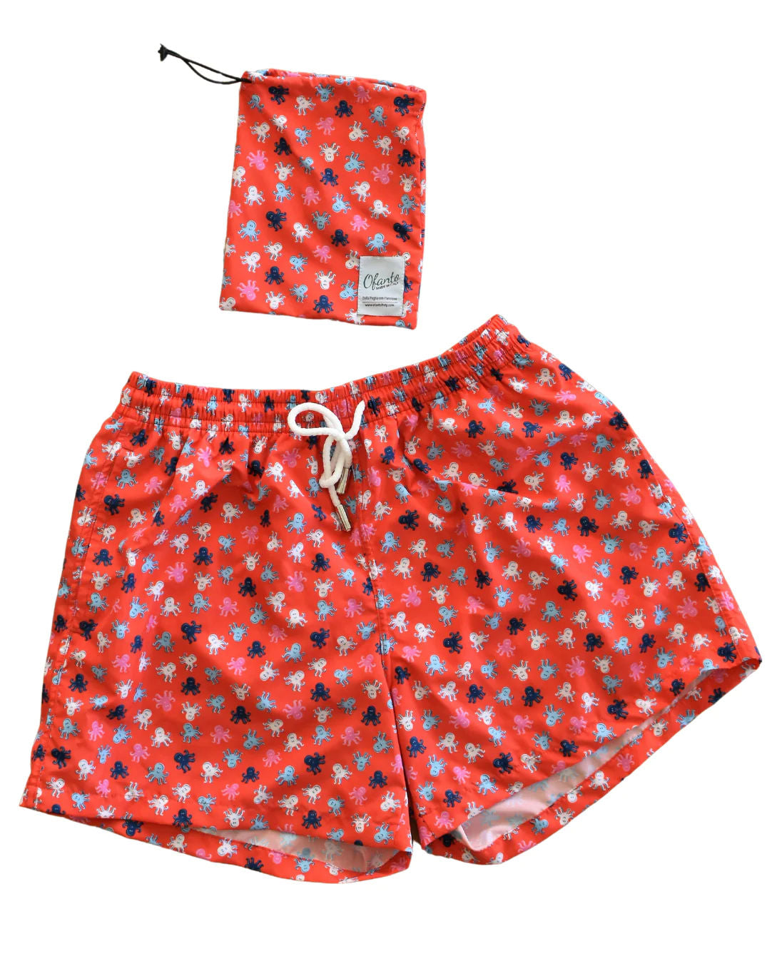 Swimwear - Red Octopus