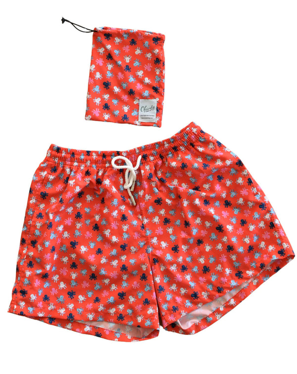 Swimwear - Red Octopus