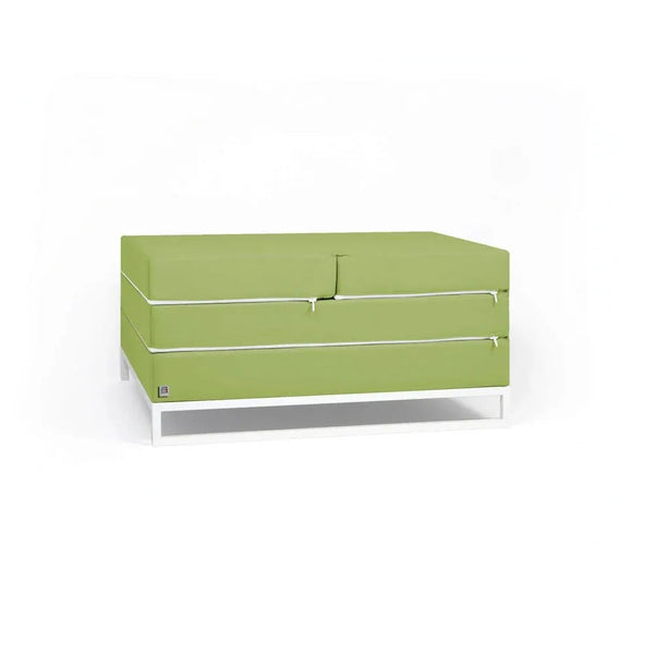 DIVERSO OUTDOOR, Outdoor Sofa Bed and Pouf 90x90 cm 