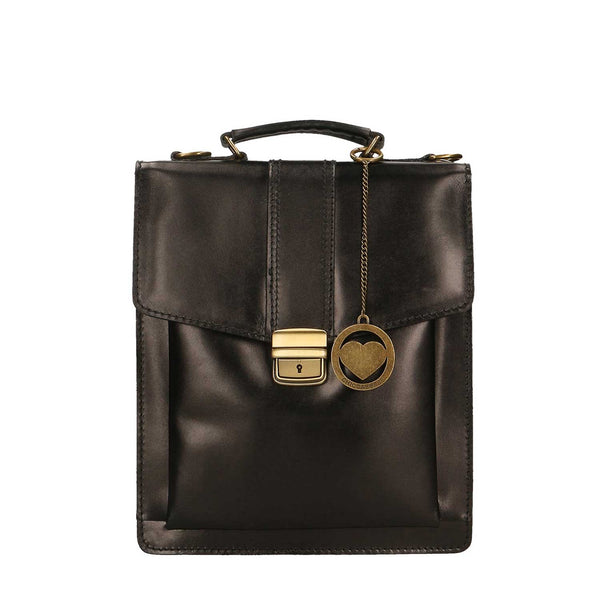 Borsa da lavoro, borsello da Uomo in pelle - 27x32x10 cm - 7012