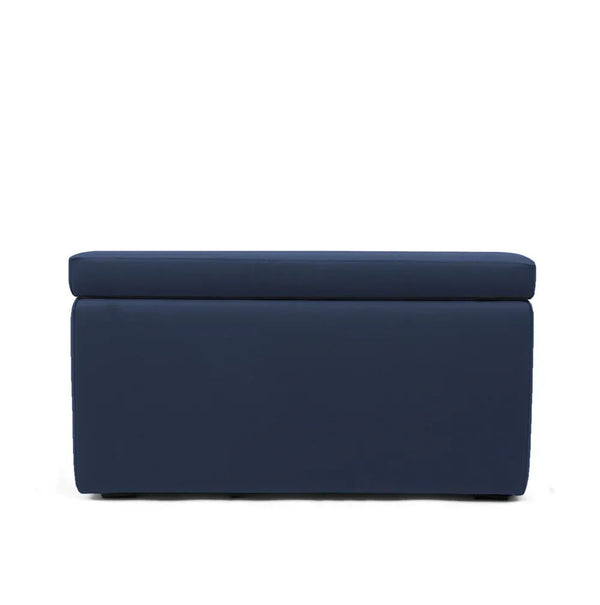 PANDORA 84 ECO SWING, Panca Pouf Contenitore Rettangolare in Ecopelle con Ruote 84x42 h42