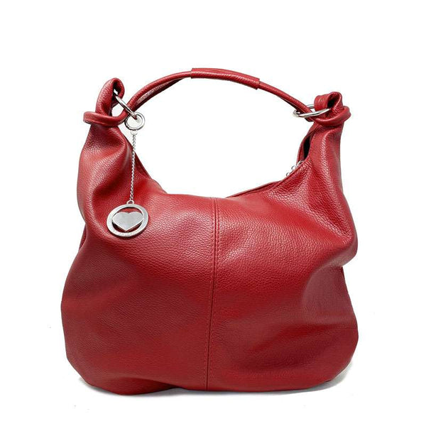 Women's Leather Cross Handle Bag - Matera 5280. 