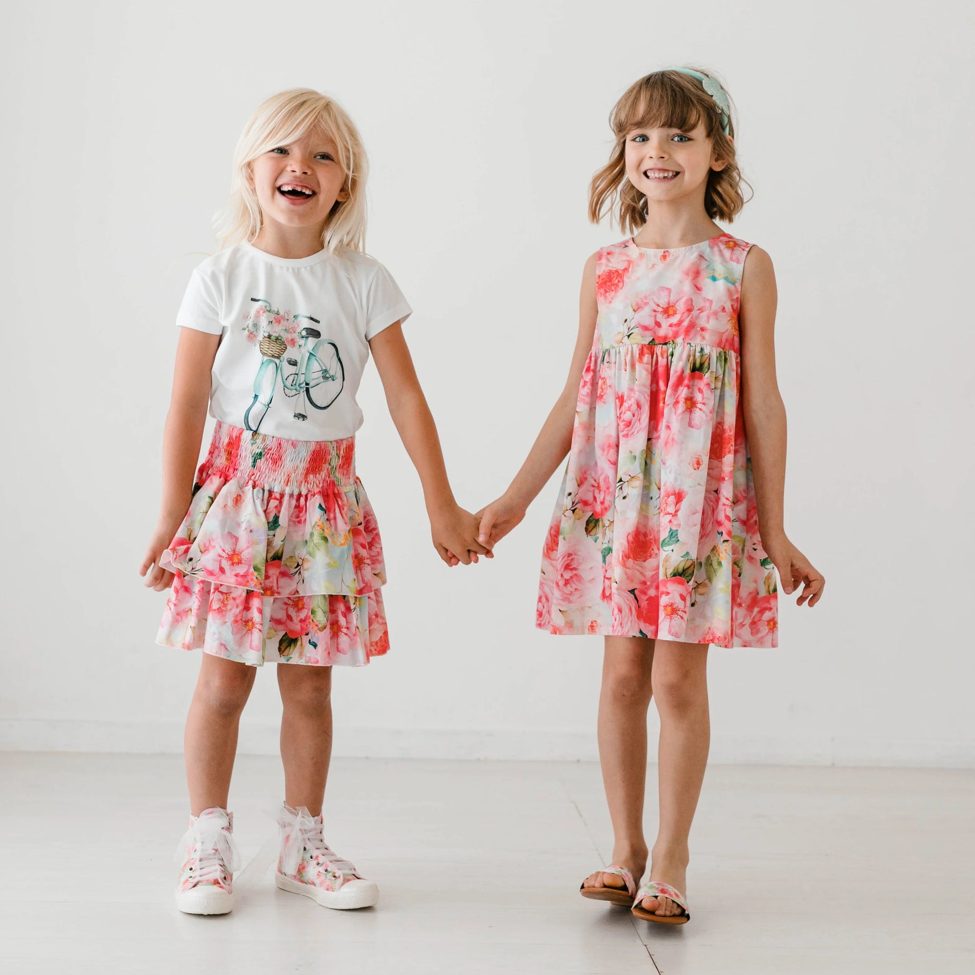 FANTASY COTTON SKIRT WITH RUFFLES