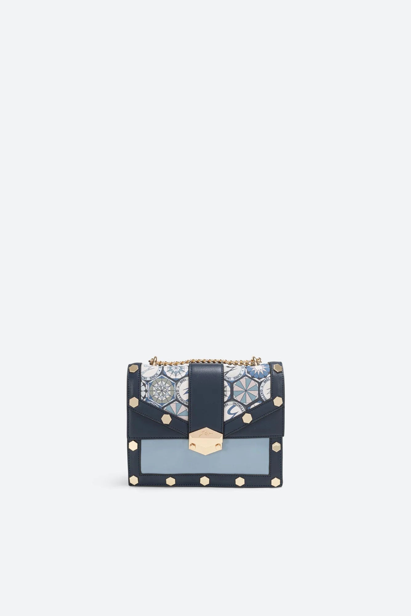 Geometric Print Shoulder Bag