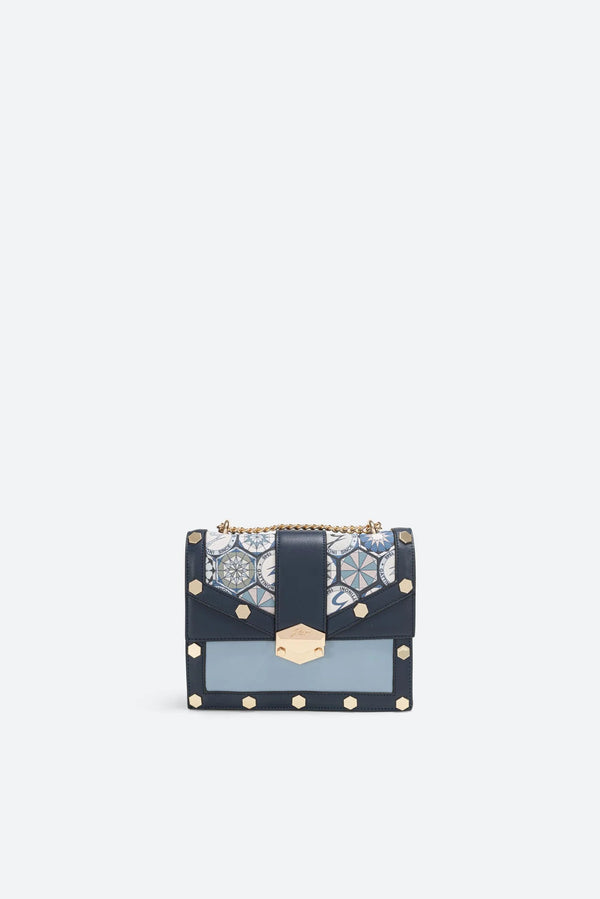 Geometric Print Shoulder Bag
