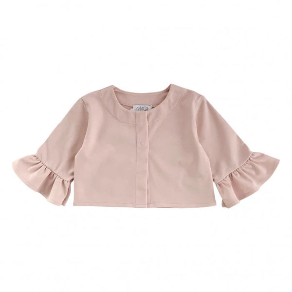 JACKET WITH TRUMPET SLEEVE