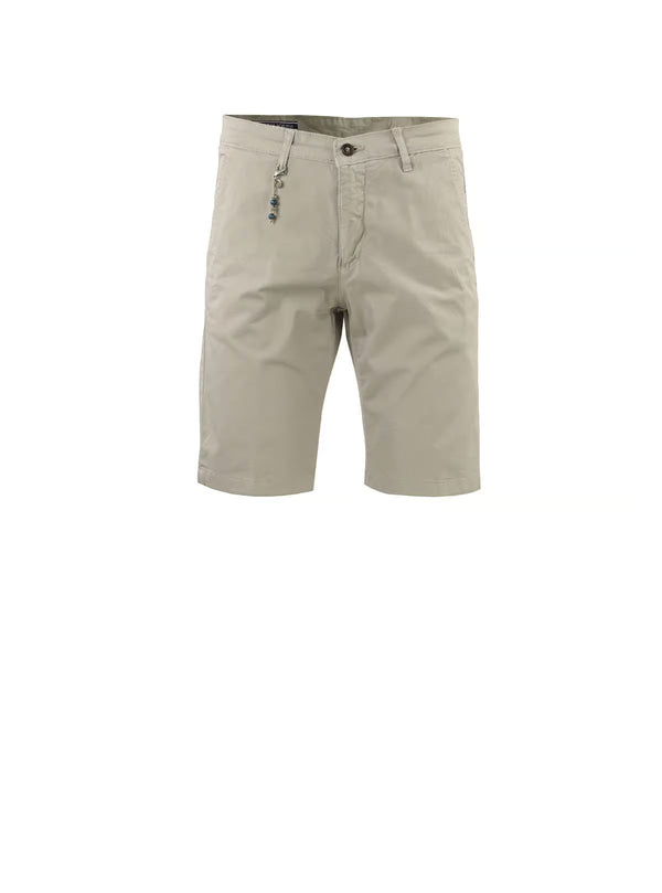 GABARDINE BERMUDA SHORTS