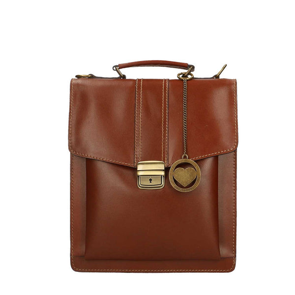 Borsa da lavoro, borsello da Uomo in pelle - 27x32x10 cm - 7012