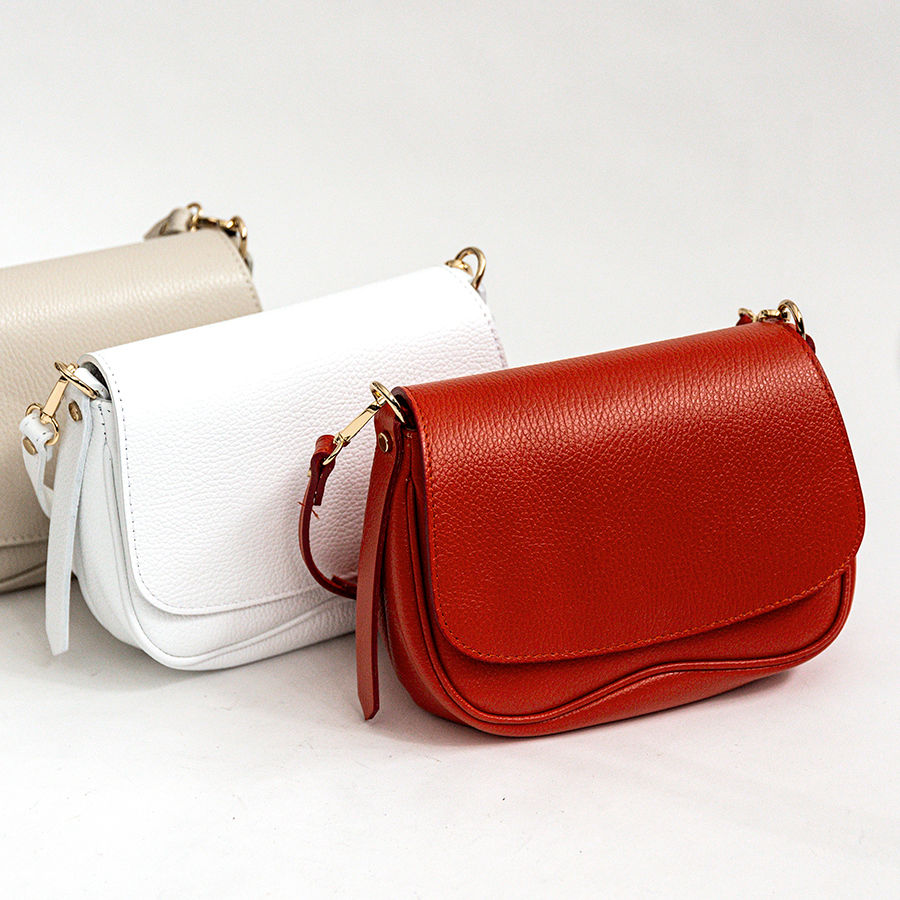 SHELLY - Postina in pelle latte