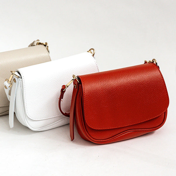 SHELLY - Postina in pelle latte