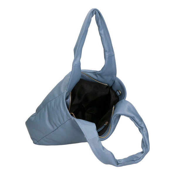Women's Shoulder Bag in Nappa Print Leather - 6502.