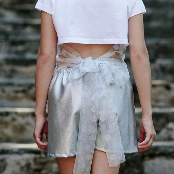 T-SHIRT FIOCCO TULLE