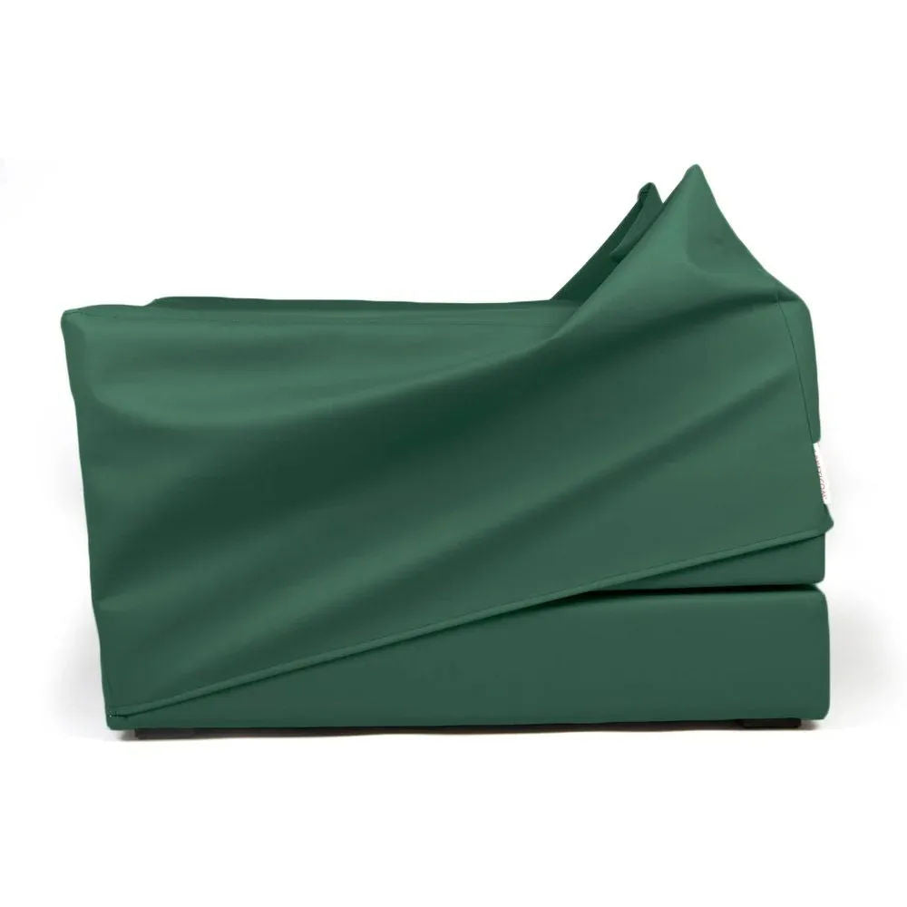 TOUF ECO, Pouf Bed with Pouf Cover in Eco-Leather 70x63