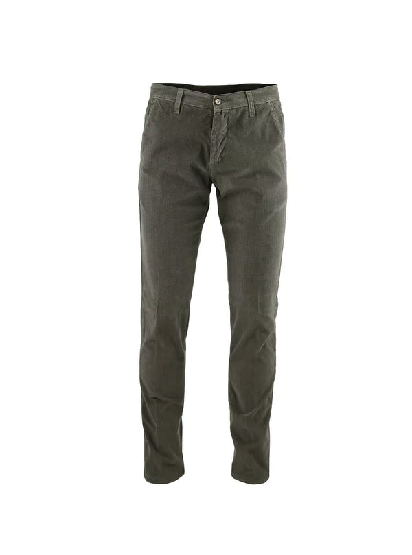 MICRO CHECKED PATTERN TROUSERS