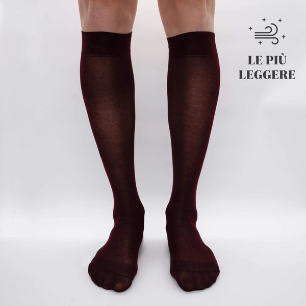 Box Chiffon Long Socks in Filoscozia® - 6 pairs mixed colors