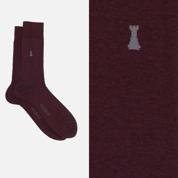 Caravaggio - Plain Mèlange Short Sock