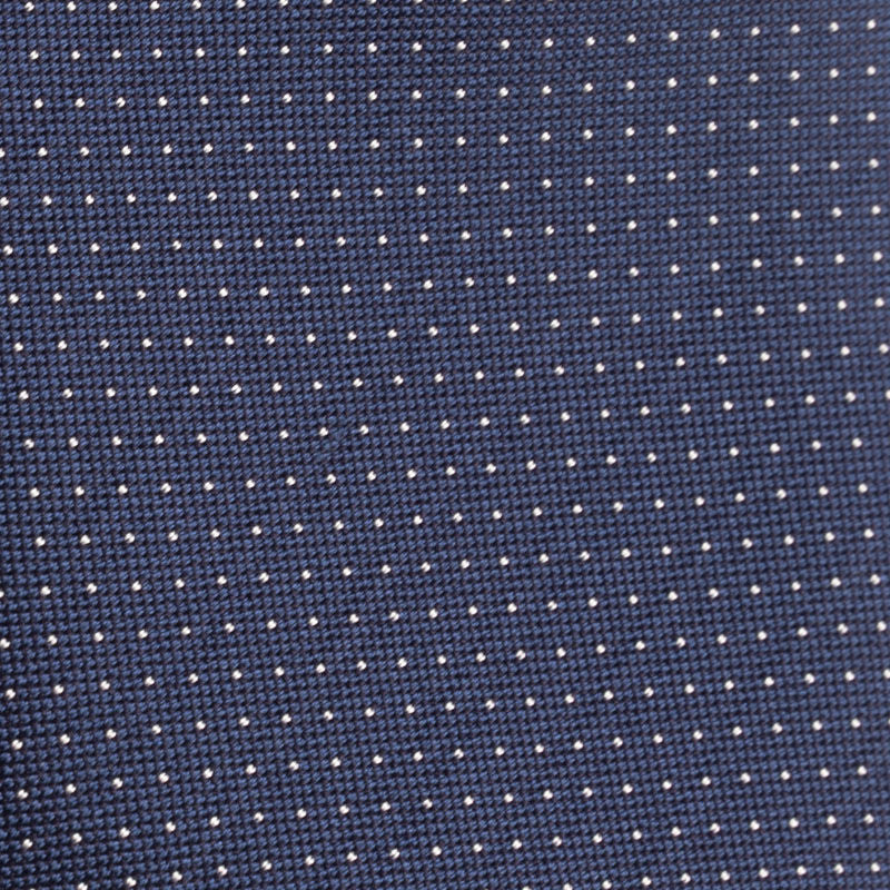 Cravatta blu notte in pura seta
