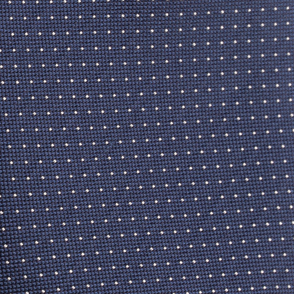 Cravatta blu notte in pura seta