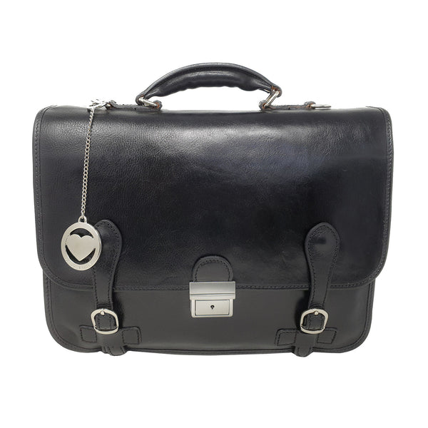 Men's Leather Shoulder Bag Document Case Work Bag - 39x29x10 Cm - G958 