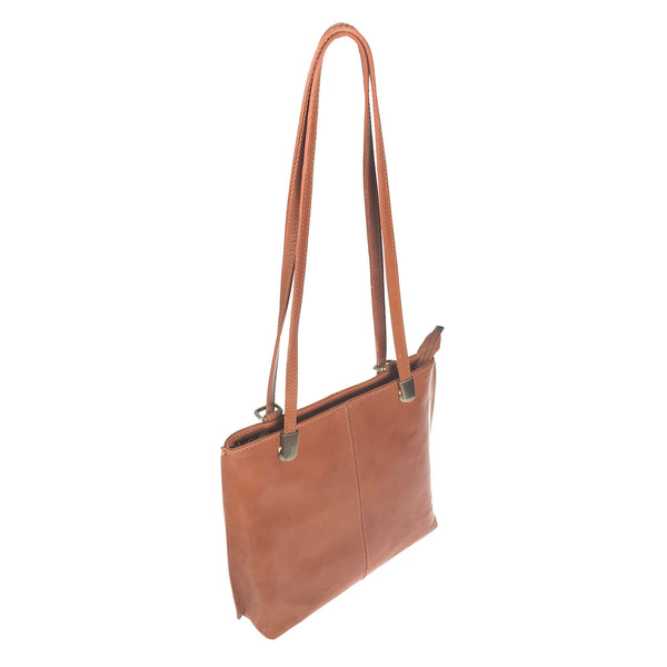 Women's Shoulder Bag in Soft Genuine Leather Made in Italy - 29x28x8 Cm - G1355 