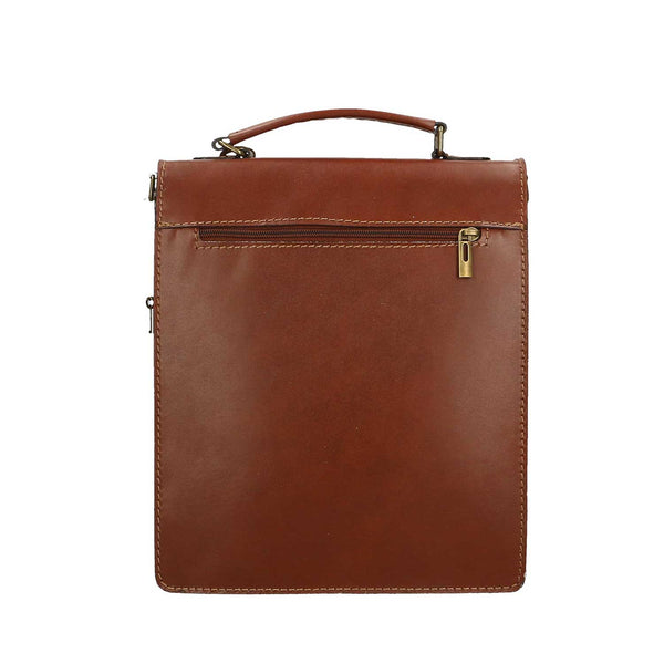 Business bag, men's leather bag - 27x32x10 cm - 7013 