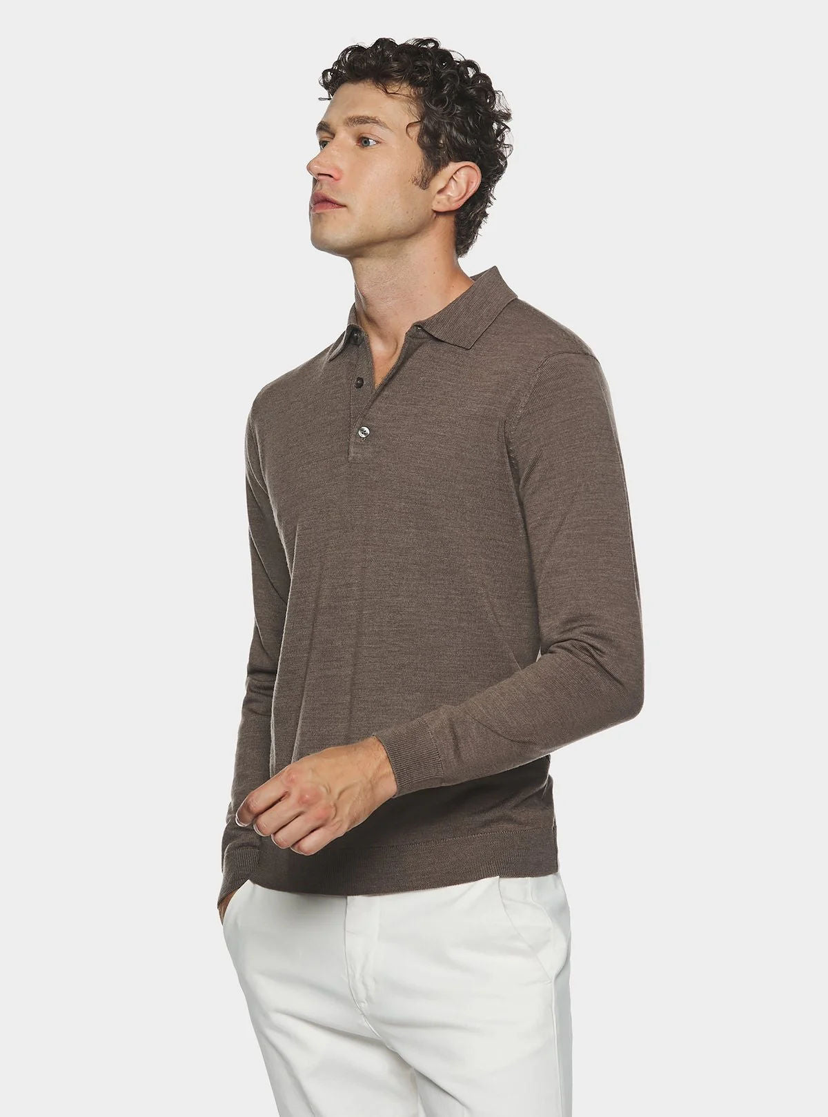 Polo in pura lana merino