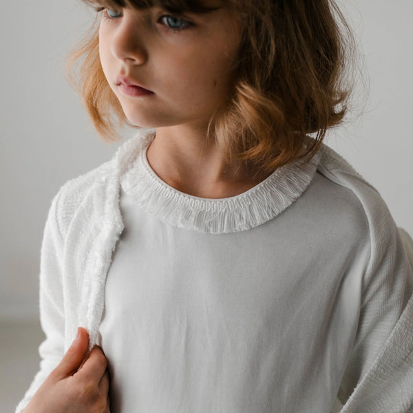 T-SHIRT FRANGIA BIANCA