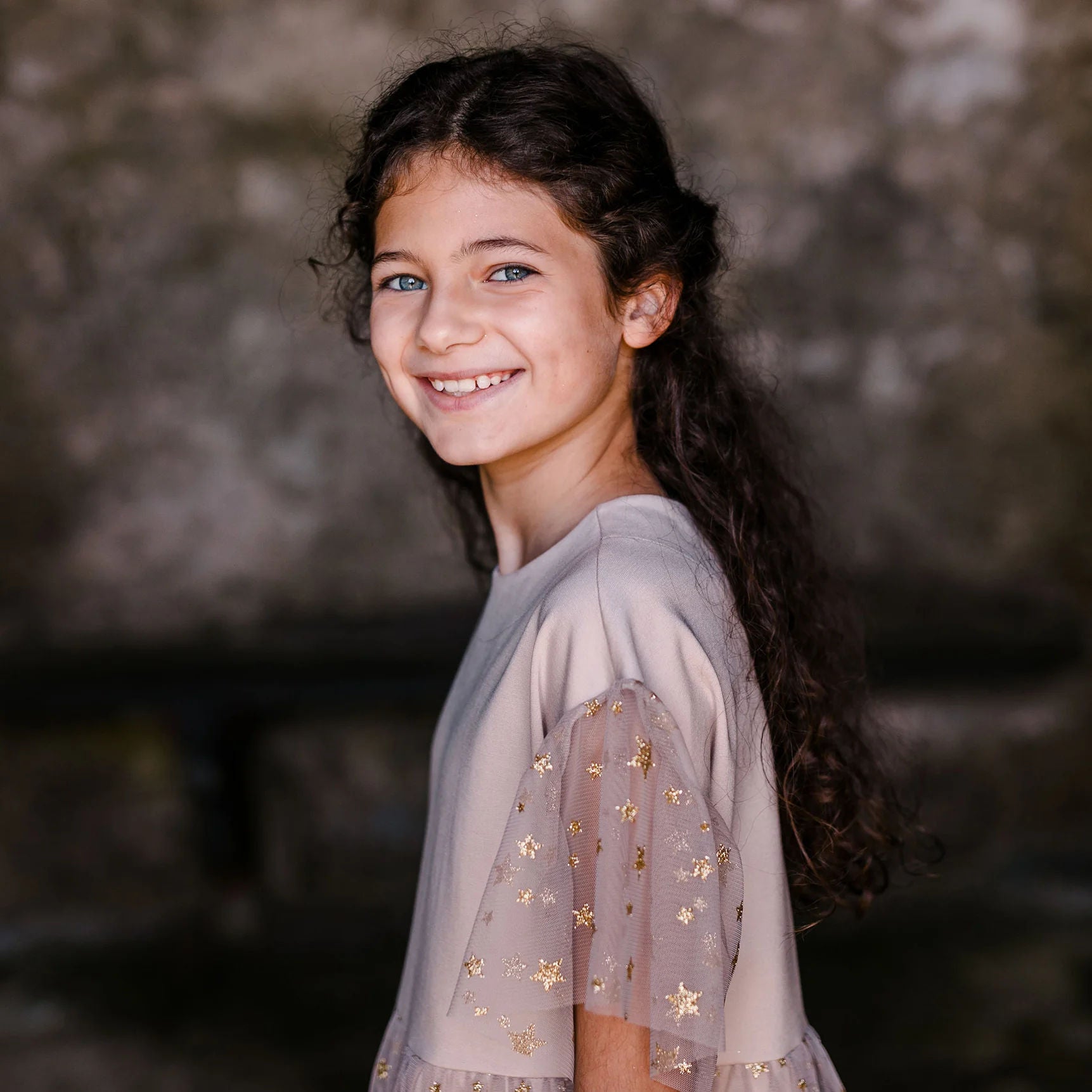 ABITO COMBINATO PUNTO MILANO E TULLE STELLINE