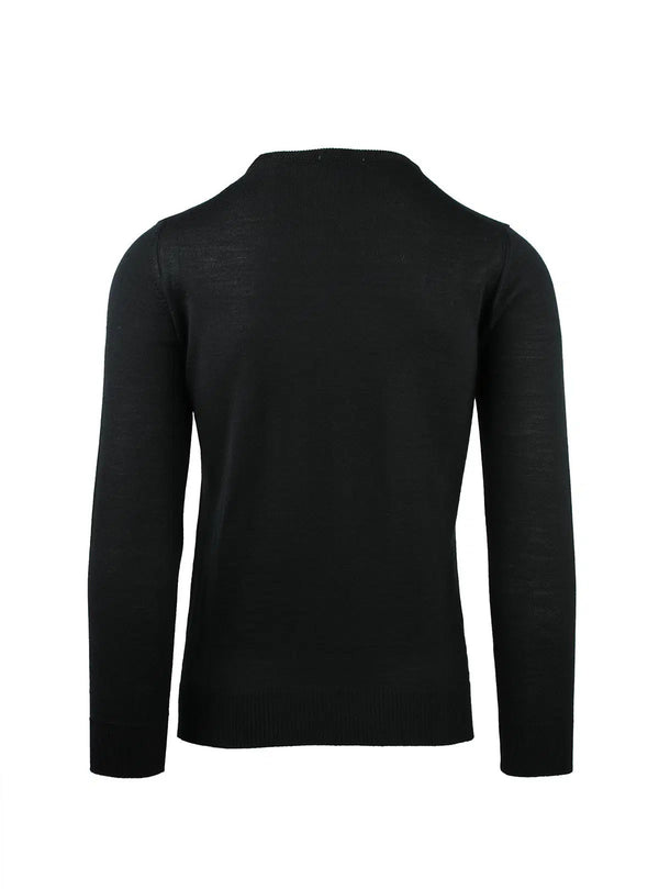 CREW NECK WITH PLACED STRIPES