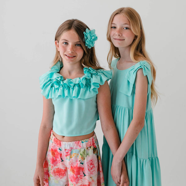 TOP CROPPED IN VISCOSA