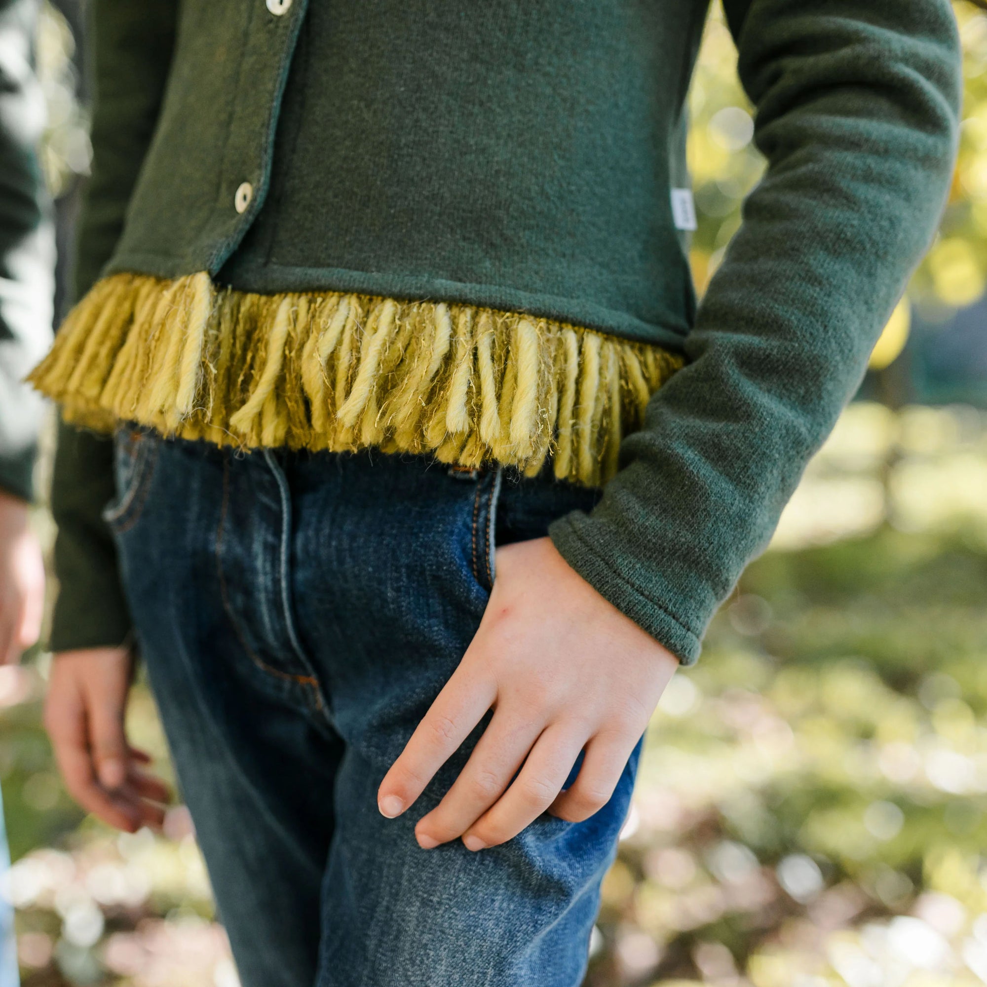 CARDIGAN DETTAGLIO FRANGIA