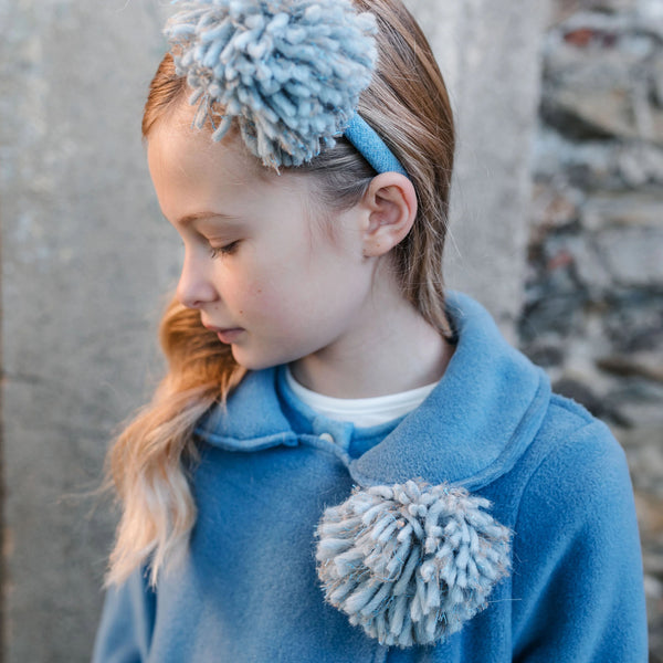 WOOL POMPOM HEADBAND