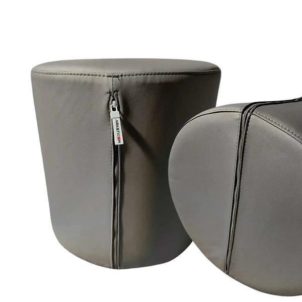COVER CHILL ECO 55, Cylinder Pouf Cover in Eco-Leather 55x42