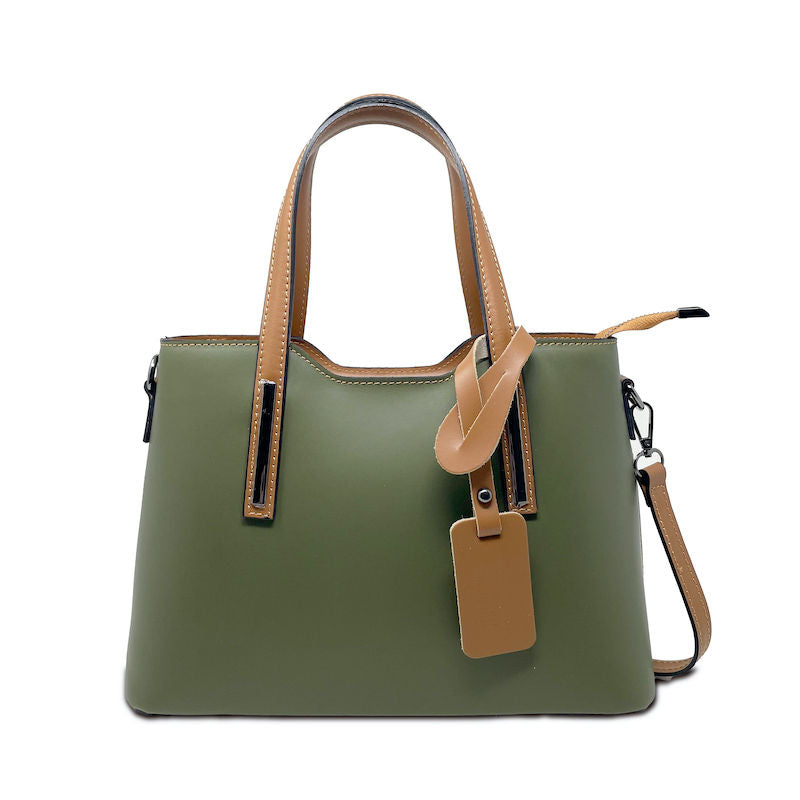 Women's Genuine Leather Dollar Bag - Assisi k041 