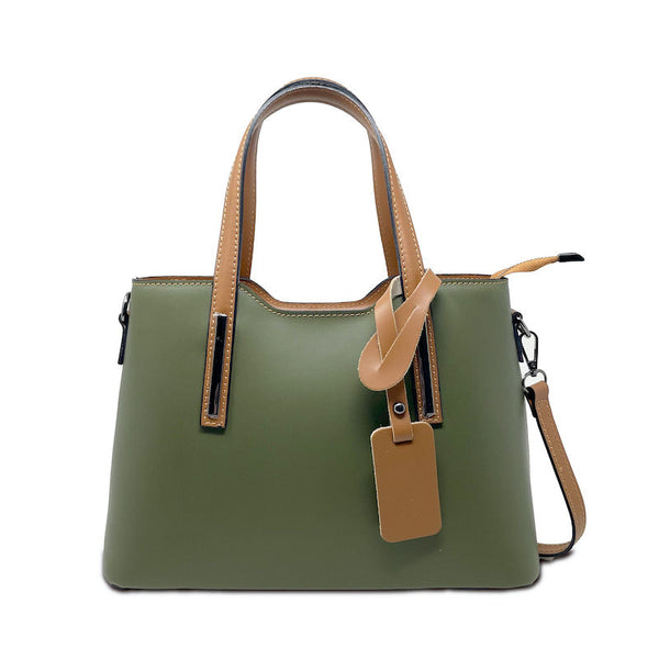 Women's Genuine Leather Dollar Bag - Assisi k041 