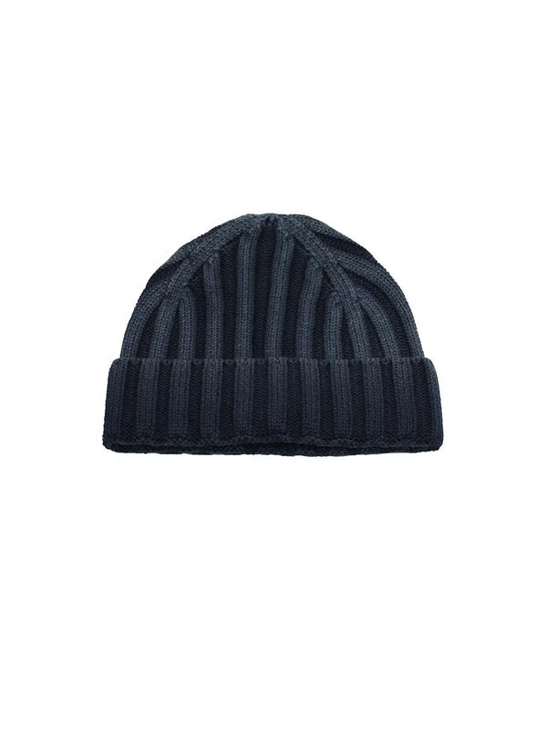PURE WOOL HAT WITH RIBBED LAYERS, ACID DYE
