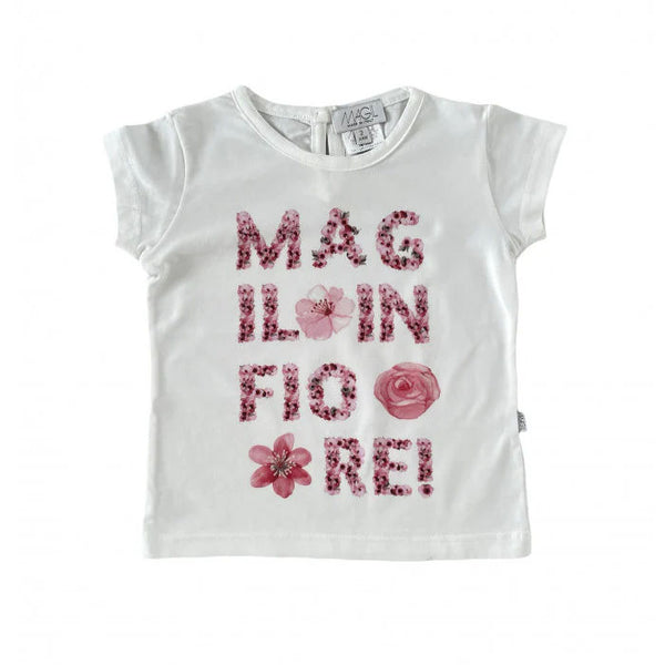 T-SHIRT MAGIL IN FIORE