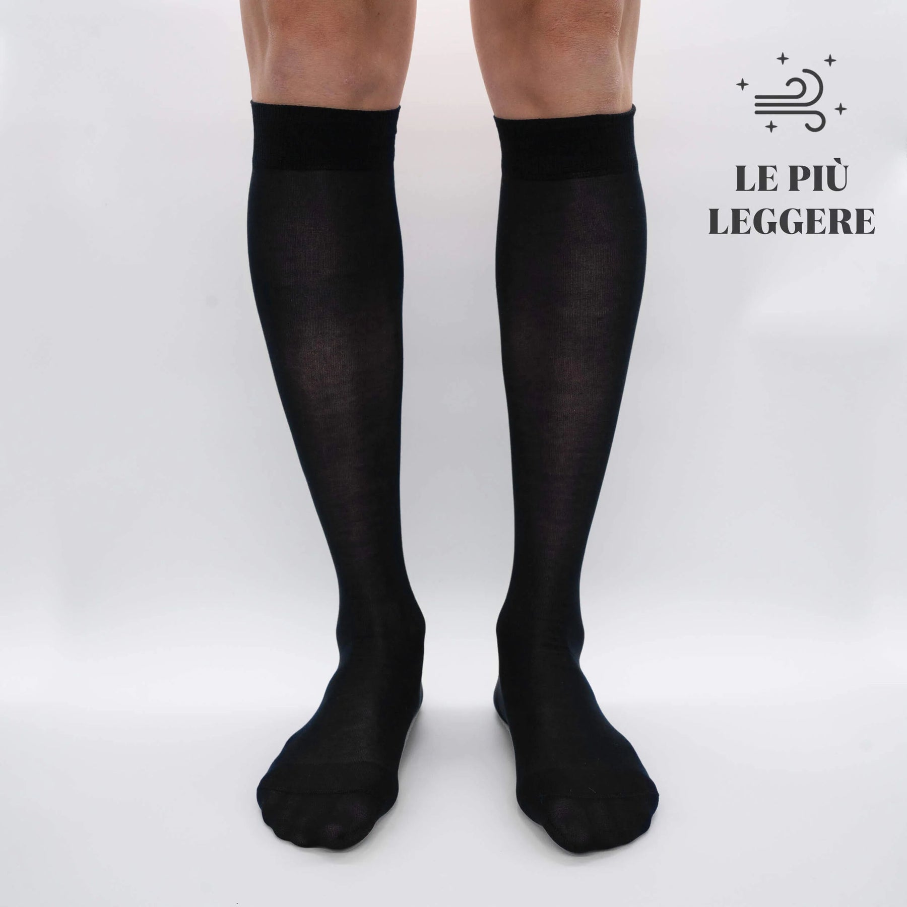 Box Chiffon Long Socks in Filoscozia® - 6 pairs mixed colors