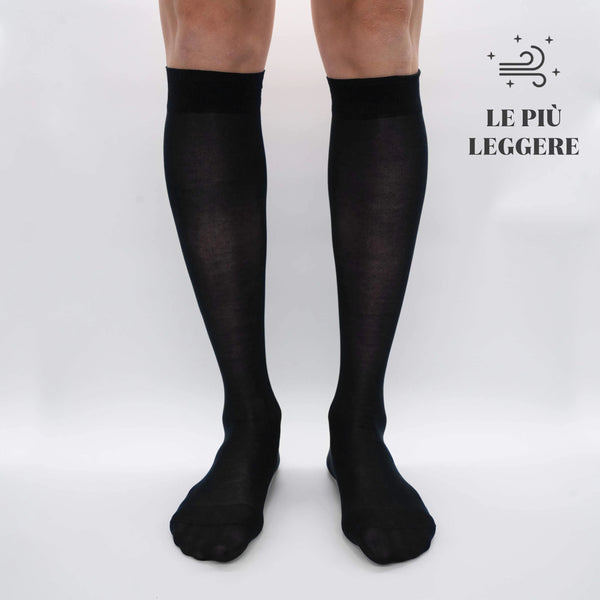 Box Chiffon Long Socks in Filoscozia® - 6 pairs mixed colors