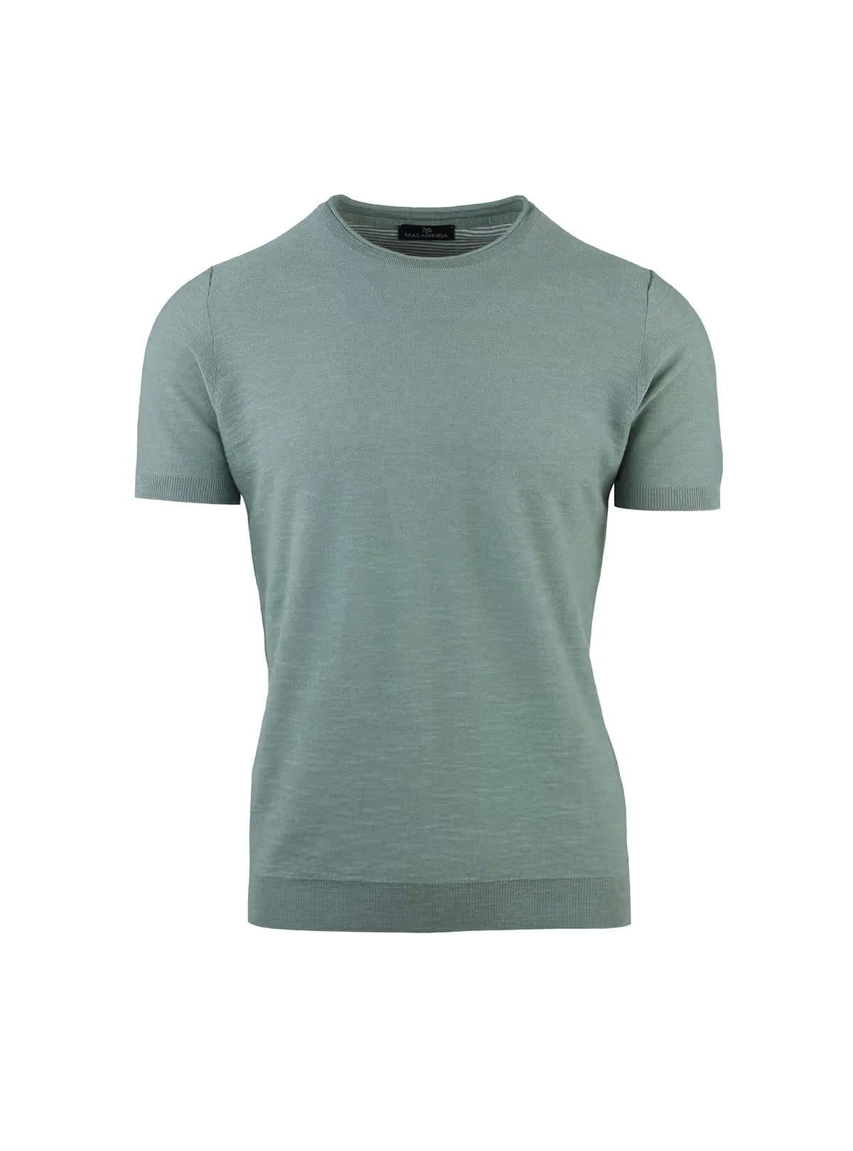 CREW NECK IN COTTON LINEN KNITTED