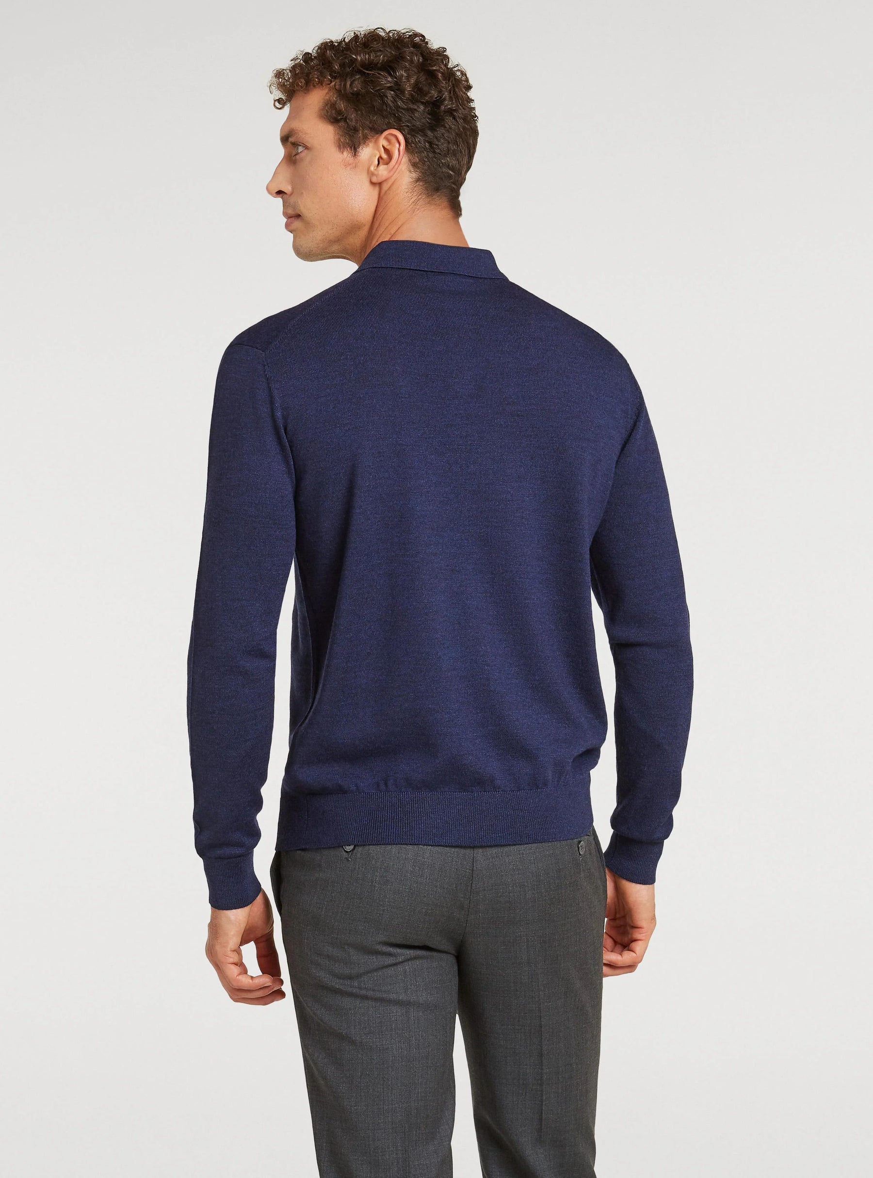 Polo in pura lana merino