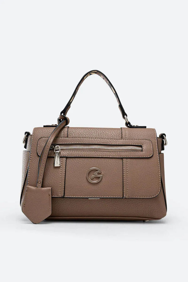 Denise Soft Taupe Shoulder Bag