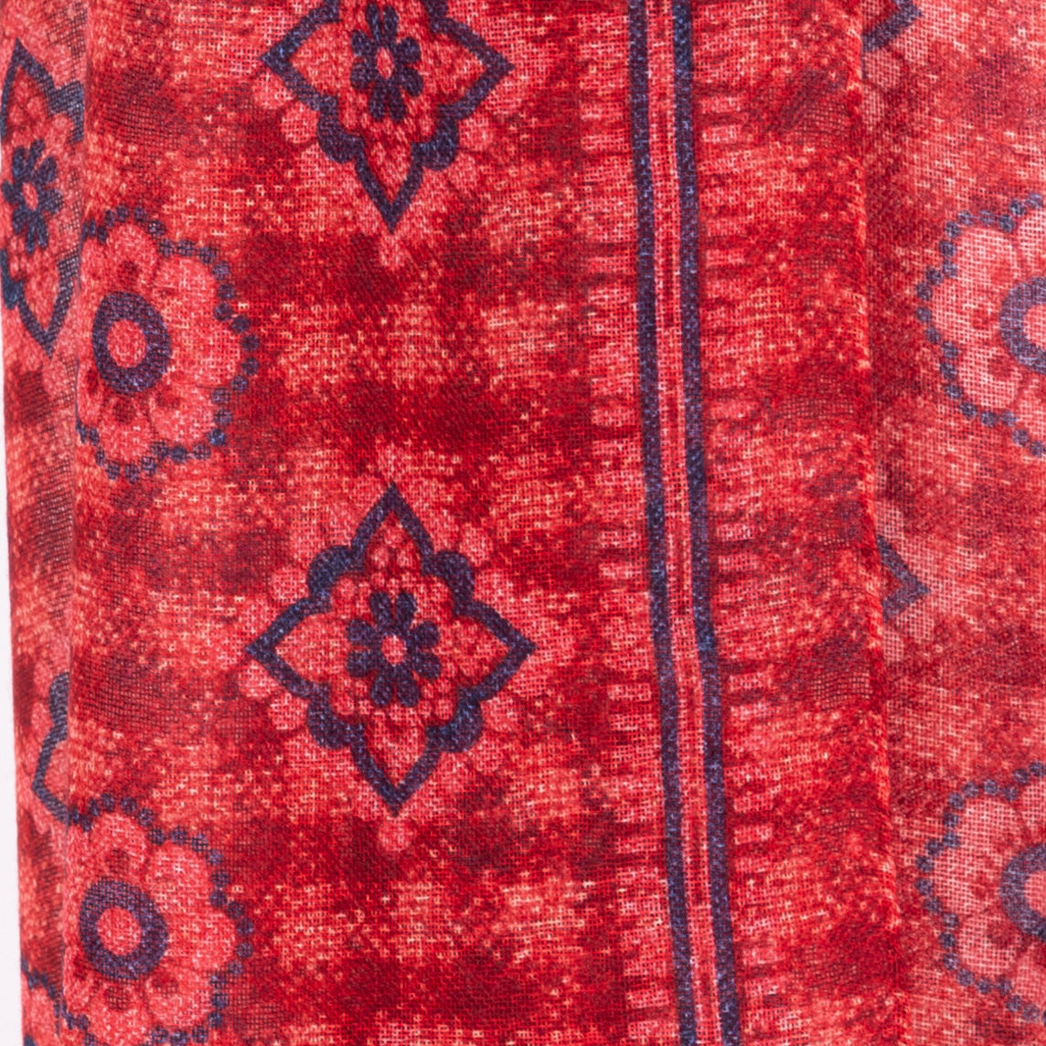 Sciarpa rossa in pura lana