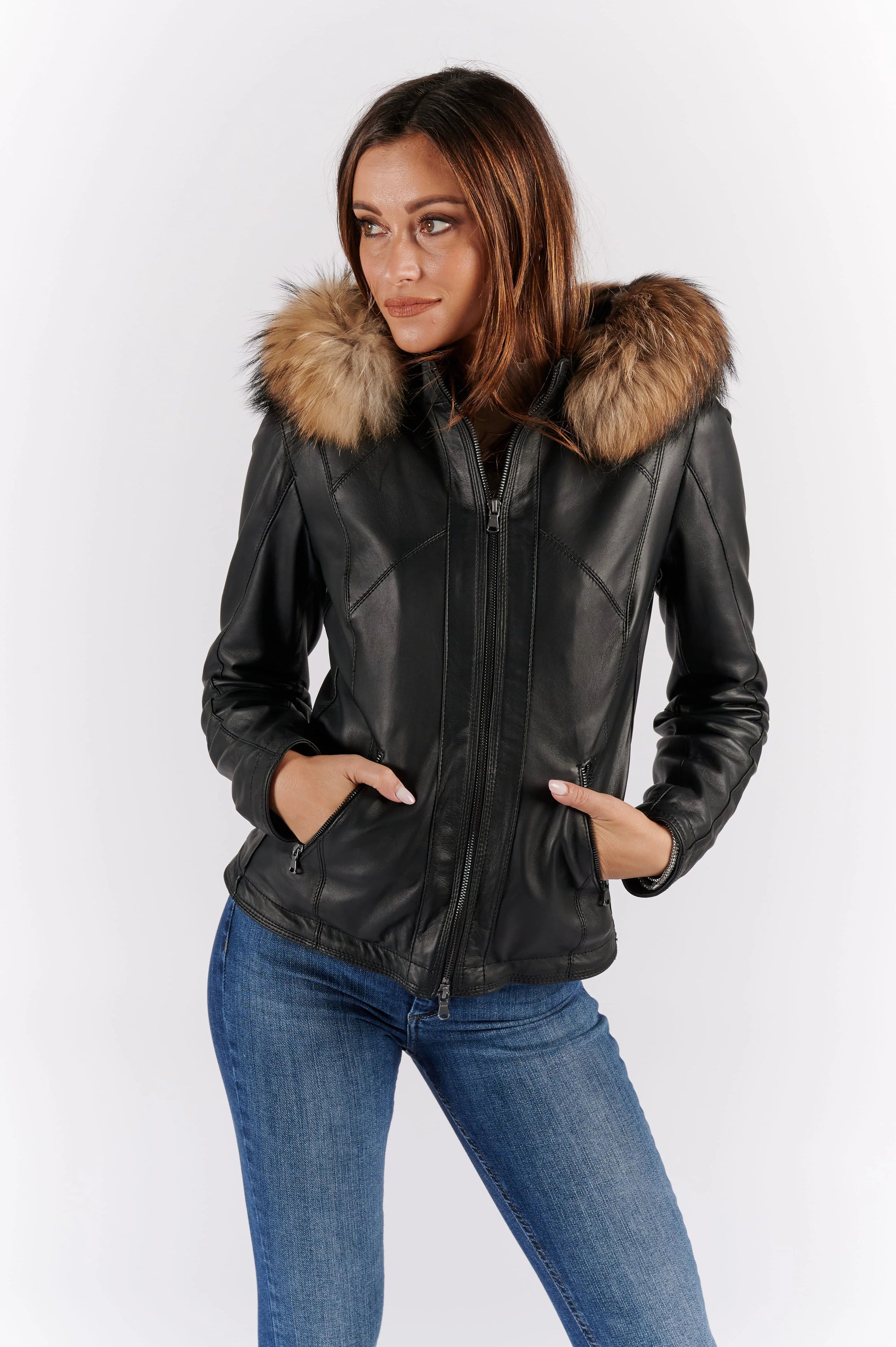 Sofia with Fur Hood