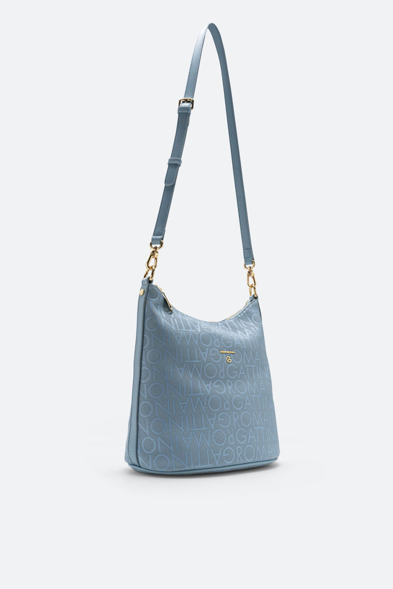 Hobo Bag Charlie Azzurra