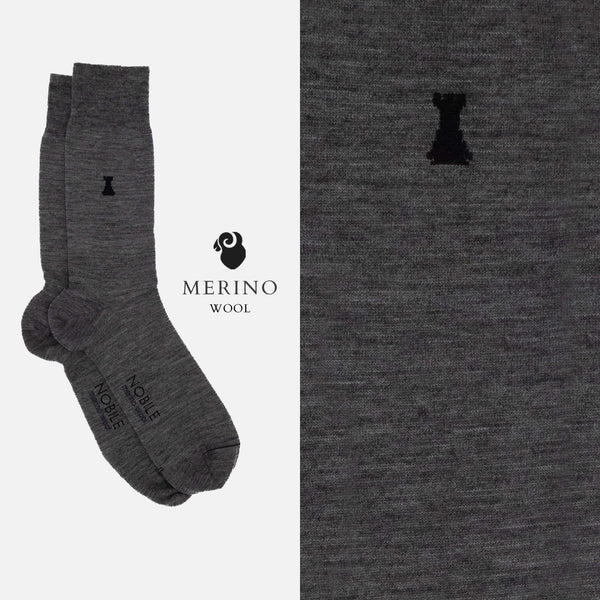 Vivaldi - Plain Merino Wool Short Sock