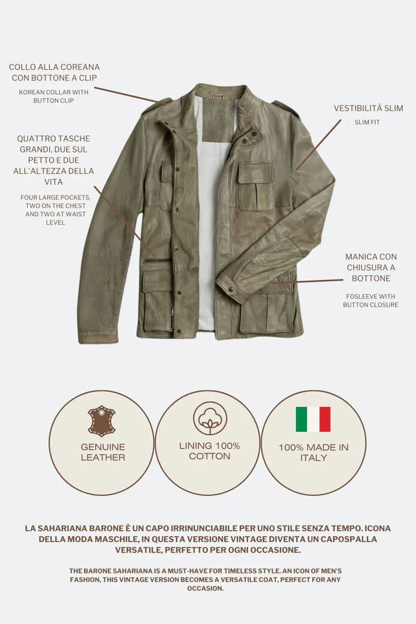 Francesco Saharan Vintage Green