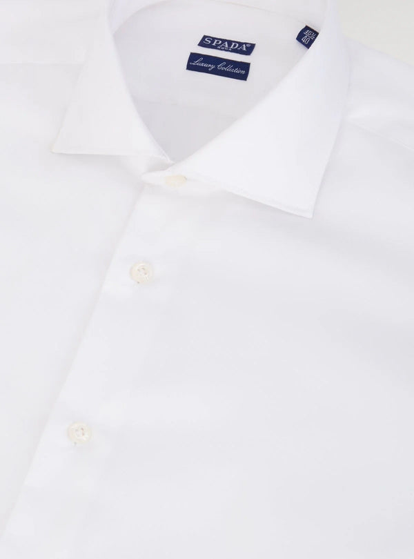 Solid color cotton shirt