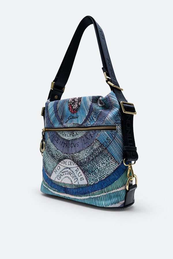 Zaino Hobo Maya Planetarium Aquamarine